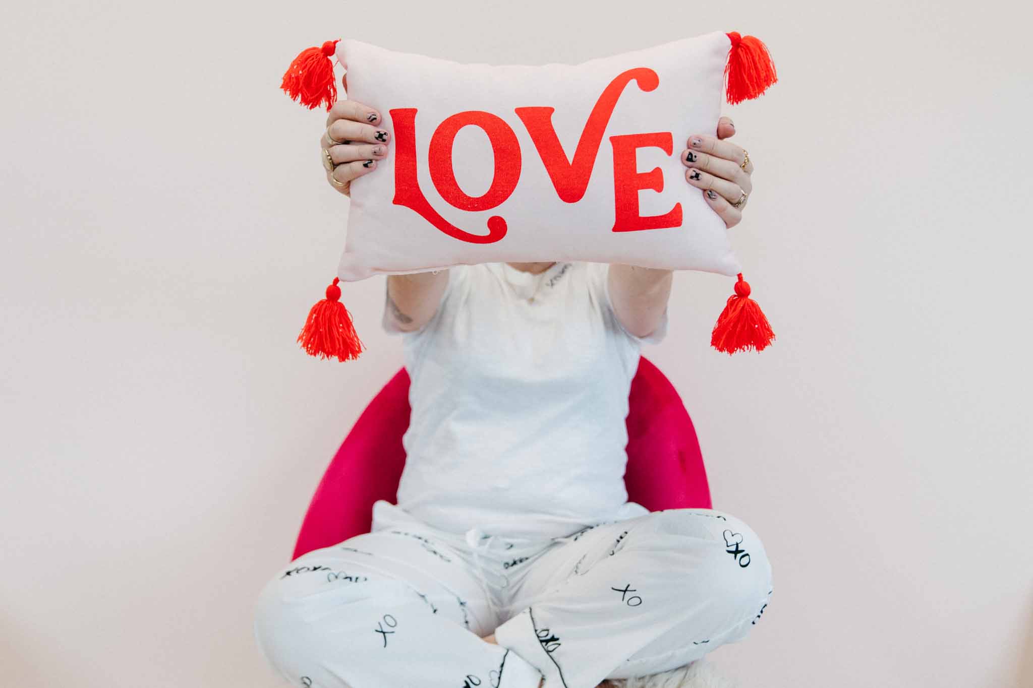 The Cutest Pajama Set To Write Valentine’s Day Playing cards In